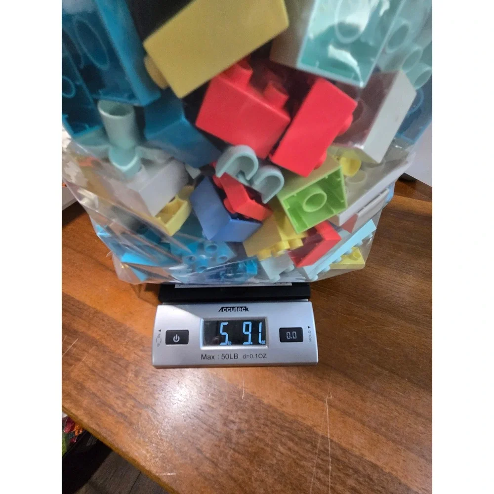 LEGO Duplo Bulk Lot 6lbs Mixed Building Bricks Plates Figures Multicolor Set